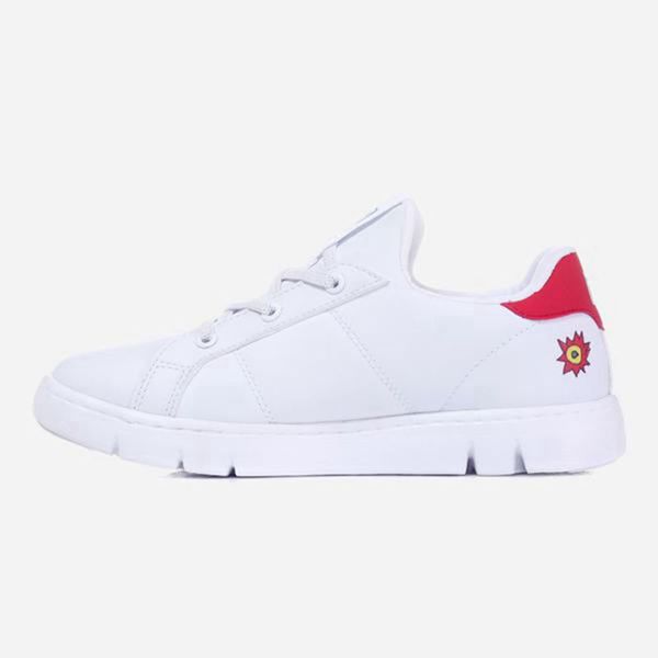 Sapatos De Estilo De Vida Fila Menina Branco/Vermelhas - Fila Court Flex Kd X Star Loja Online Portu